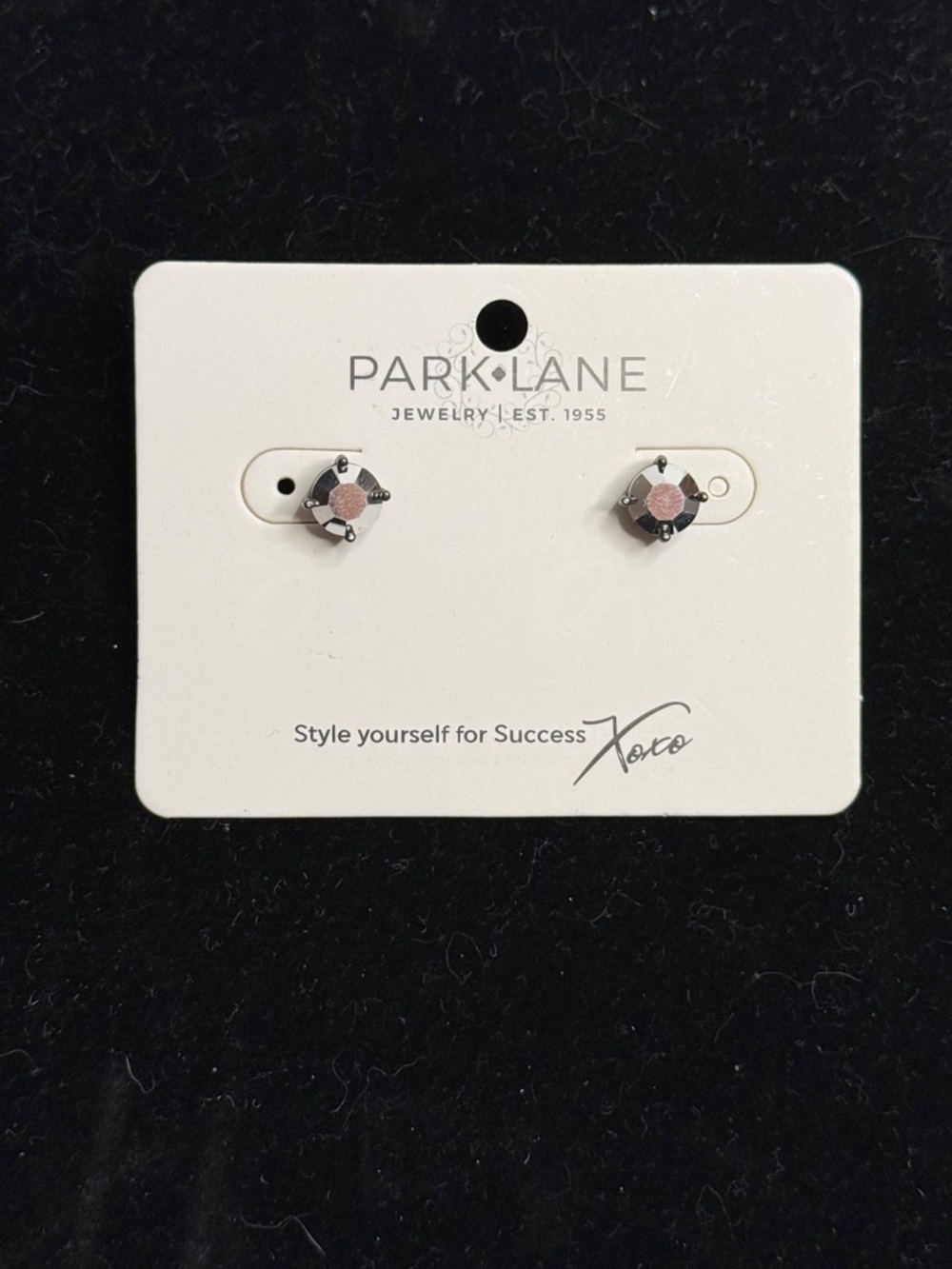 Park Lane Chrome Impression earrings